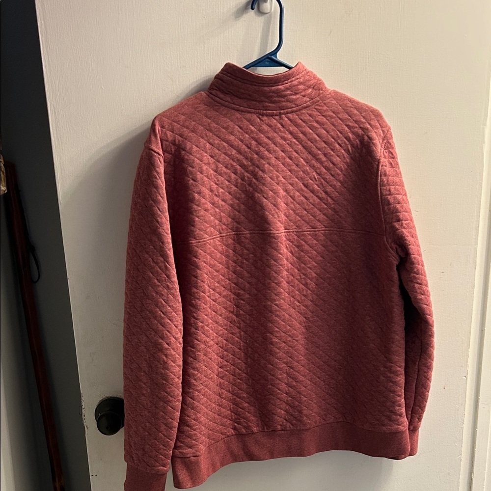 Patagonia Quilted Pullover in Brick Red - Picture 10 of 11